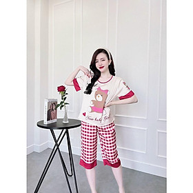 Bộ nữ lững Latin cổ tròn , tay ngắn SIZE XL