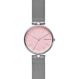 Đồng Hồ Nữ Skagen Dl-SKW2708 3K SG Vỏ Viền Inox Dây Lưới Inox