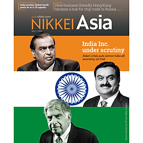 Hình ảnh sách Nikkei Asia - 2023: INDIA INC. UNDER SCRUTINY - 18.23 tạp chí kinh tế nước ngoài, nhập khẩu từ Singapore