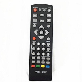 Remote Điều khiển đầu thu cho KTS VTC - HD 02, và dùng cho tất cả đầu thu DVB T2 và đầu thu Vinasat