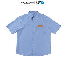Áo Sơ Mi DirtyCoins Striped Relaxed Shirt - Blue