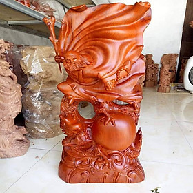 ĐẠT MA GỖ HƯƠNG CAO 40CM