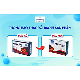 Viên uống Powercaps For Women hỗ trợ tăng cường sinh lý và cân bằng nội tiết tố nữ (30 viên) - Nutramed