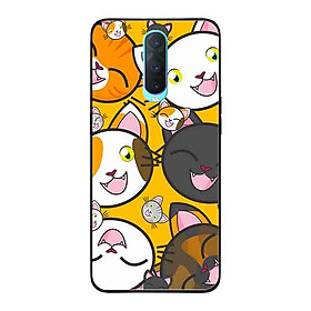 Ốp Lưng in cho Oppo R17 Pro Mẫu Cặp Mèo Đáng Yêu - Hàng Chính Hãng