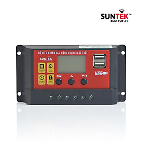 Bộ Điều Khiển Sạc Năng Lượng Mặt Trời 30A SUNTEK Solar Charge Controller - Tối ưu Nguồn điện sạc từ Tấm Pin Năng lượng Mặt trời cho Pin/Ắc Quy- Hàng Chính Hãng