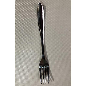 Mua Nĩa inox Thìa inox loại đặc biệt đẹp dày tay cầm có hoa văn dài 20.5cmx2.5cm