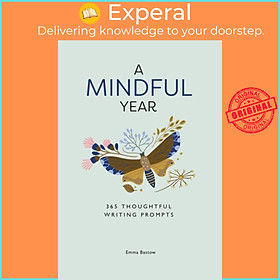 Sách - A Mindful Year - 365 Mindful Writing Prompts by Emma Bastow (UK edition, paperback)
