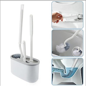 Mua Bộ 3 Bàn Chải Silicon Chà Bồn Cầu Vệ Sinh Nhà Tắm Cọ Bồn Cầu Toilet 3 Trong 1 Tiện Dụng Đa Năng  Bộ 3 Cây Chổi Cọ Nhà Vệ Sinh Toilet Xoay 360 Độ Treo Tường - Set 3 Bàn Chải Chà Bồn Cầu Silicon 3in1 Làm Sạch Nhà Tắm
