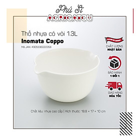 Thố nhựa có vòi 1.3L Inomata Coppo