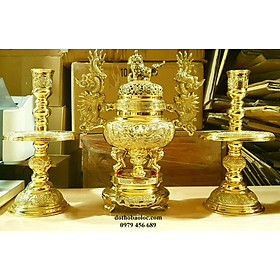 Mua Bộ tam sự bằng đồng thương hiệu Hiệp Tiến Phát cao 36cm