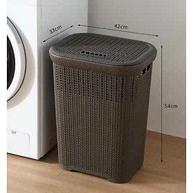 Mua GIỎ ĐỰNG QUẦN ÁO ĐA NĂNG – SỌT ĐAN CÓ NẮP KIỂU HÀN QUỐC ✨ GỌN NHÀ – SẠCH SẼ – THẨM MỸ – CHỌN MÀU TUỲ THÍCH