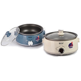 Nồi lẩu điện 5L Bennix Thái Lan BN-538EGP công suất 1500W - Hàng chính hãng