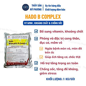 Vitamin khoáng trộn điện giải chống sốc Hado b.Complex tăng trọng giúp tăng cơ chống mòn vỏ cho tôm thẻ cá lươn ếch ốc b