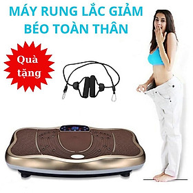 Máy Rung Lắc Toàn Thân Thế Hệ Mới T1500 120 Tốc Độ Rung - Thiết Bị Hỗ Trợ Giảm Cân Tại Nhà Hiệu Quả, Kết Nối Nghe Nhạc Qua Blutooth