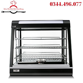 Mua Tủ trưng bày và giữ nóng gà rán Khoai Tây KFC  bánh mỳ Tủ giữ nóng thức ăn kính vuông 601