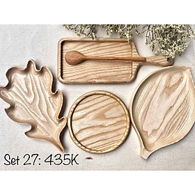 Mua Set số 27 khay gỗ tần bì