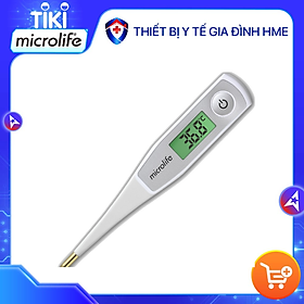 Nhiệt kế điện tử Microlife đo nhanh 10s, đầu dò mạ vàng, mềm dẻo