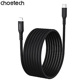 Mua Cáp sạc nhanh và truyền dữ liệu Type C to iP Choetech XCL-1021 công suất 20W dài 1m8 - Hàng chính hãng