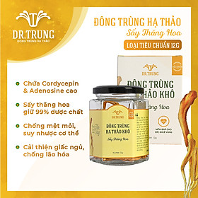 Đông trùng hạ thảo Dr. Trung Sấy thăng hoa hũ 12 gram - loại TIÊU CHUẨN