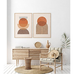 Mua Bộ 2 tranh trang trí hiện đại TONE TRẦM - Xingdecor