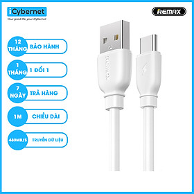 Hình ảnh Cáp sạc và truyền dữ liệu 2.4A Remax RC-138a USB to TypeC - Hàng chính hãng