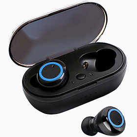 Mua Thương hiệu: TISSELLY Tai nghe bluetooth Y50 TISSELLY tai nghe cảm ứng không dây thể thao ngoài trời tws 5.0 với ngăn sạc - hàng nhập khẩu