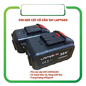 Pin máy cắt cỏ cầm tay dùng pin LAPUSEN pin dự phòng 10cell dung lượng 15000mAh bảo hành 12 tháng