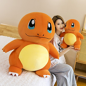 Gấu Bông Pokemon Khủng Long Lửa Charmander (23cm--->90cm) Hàng Xịn Cao Cấp Loại 1, (Tặng Kèm 1 Ví Da 12 Ngăn Đựng Thẻ Atm, Cccd)