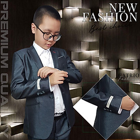 BỘ ĐỒ VEST BÉ TRAI CATRIO ACT309 CHO TRẺ EM TỪ 2 TUỔI ĐẾN 11 TUỔI (11KG_43KG) THUỘC BST QUẦN ÁO COMPLET VESTON THỜI TRANG TRẺ EM CATRIO 2021