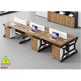 Mua Bàn họp  bàn làm việc nhóm gỗ MDF ( có tủ ) BH401 - NỘI THẤT LẮP RÁP VIENDONGADV