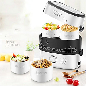 Mua Hộp nấu và hâm cơm văn phòng 250W (tặng 4 chén sứ)