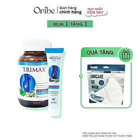 Combo Co Búi Trĩ Trimax Dân Khang (1 Viên Uống Và 1 Gel) Giảm Đau Rát Săn Se Búi Trĩ Ngừa Trĩ Tái Phát