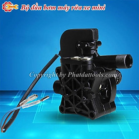 Mua Bộ đầu bơm máy rửa xe mini 3 piston kèm sẵn rơ le-Phù hợp với nhiều loại máy rửa xe mini gia đình