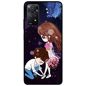 Ốp lưng dành cho Xiaomi Redmi Note 11 Pro 5G - Cô Gái Cầm Hoa Anime