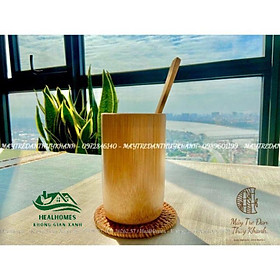 Mua Cốc tre tự nhiên HealHomes nhiều size  sản phẩm Mây Tre Đan thủ công trang trí decor  đồ gia dụng thân thiện môi trường