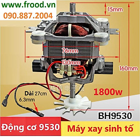 Động cơ máy xay sinh tố 1500w đến 3000w