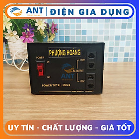 Biến áp 500W đổi nguồn 220V ra 110V 5A - PHƯỢNG HOÀNG