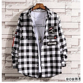 Áo sơ mi FLANNEL kẻ caro Unisex phong cách streetswear, Kẻ Caro Nam Nữ Form rộng Phong Cách, Áo Sơ Mi Khoác Ngoài Cao Cấp Siêu Đẹp, Áo khoác sowmi unisex form rộng CARO nam nữ phong cách ulzzang