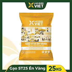 Gạo Lúa Vàng Việt ST25 Én Vàng bao 25kg