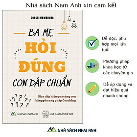 Hình ảnh sách Sách - Ba mẹ hỏi đúng con đáp chuẩn - Tặng kèm khóa học trực tiếp với tác giả