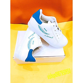Mua Giày PHÁT SÁNG ĐÈN LED MÀU TRẮNG HỌA TIẾT LÔNG VŨ XANH GOODLUCK STYLE HÀN QUỐC phát sáng 7 màu (Nam-Nữ