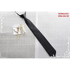 Cà vạt nam bản nhỏ - cavat vạt thắt sẵn - 5*35cm