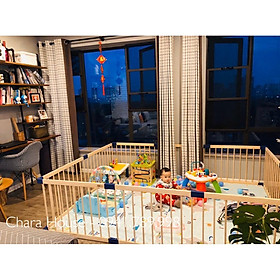 Mua Quây gỗ thông cao cấp Jolly Baby Kích thước 1m5x2m  1m8x2m