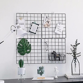 Mua Tấm lưới sắt thép lắp ghép Đa năng-Hai mầu Đen  trắng TĂNG CHỐT