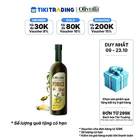 [09.10 - 23.10 QT đơn từ 299K] Dầu Ôliu Pomace Olivoilà 750ml