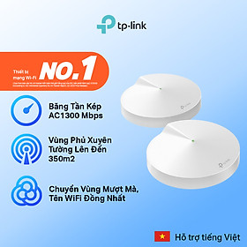 Bộ Phát Wifi Mesh TP-Link Deco M5 (2-pack)  Băng Tần Kép MU-MIMO AC1300 - Hàng Chính Hãng