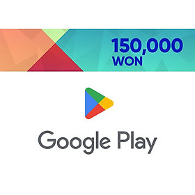 Hàn Quốc [Evoucher] Google Play Gift Card (Korea) 구글기프트카드 150,000 W.ON