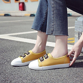 Giày Thể Thao Vải Bạt Thời Trang Hàn Cho Nữ QchS