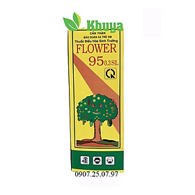 Điều hòa sinh trưởng Flower 95 chai 100ml có mã QR Tăng Đậu Trái