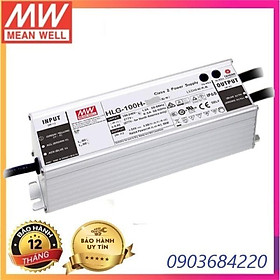 Nguồn LED Driver HLG-100H-24 Meanwell (96W 24V 24V), Hàng chính hãng